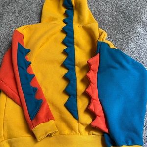 Women’s dinosaur colorblock sweatshirt